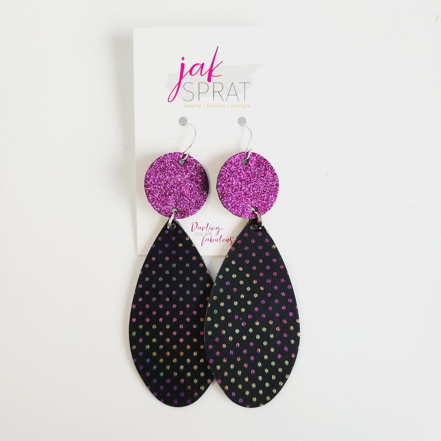 Button Top Tear Drops 4" #17 | BN23