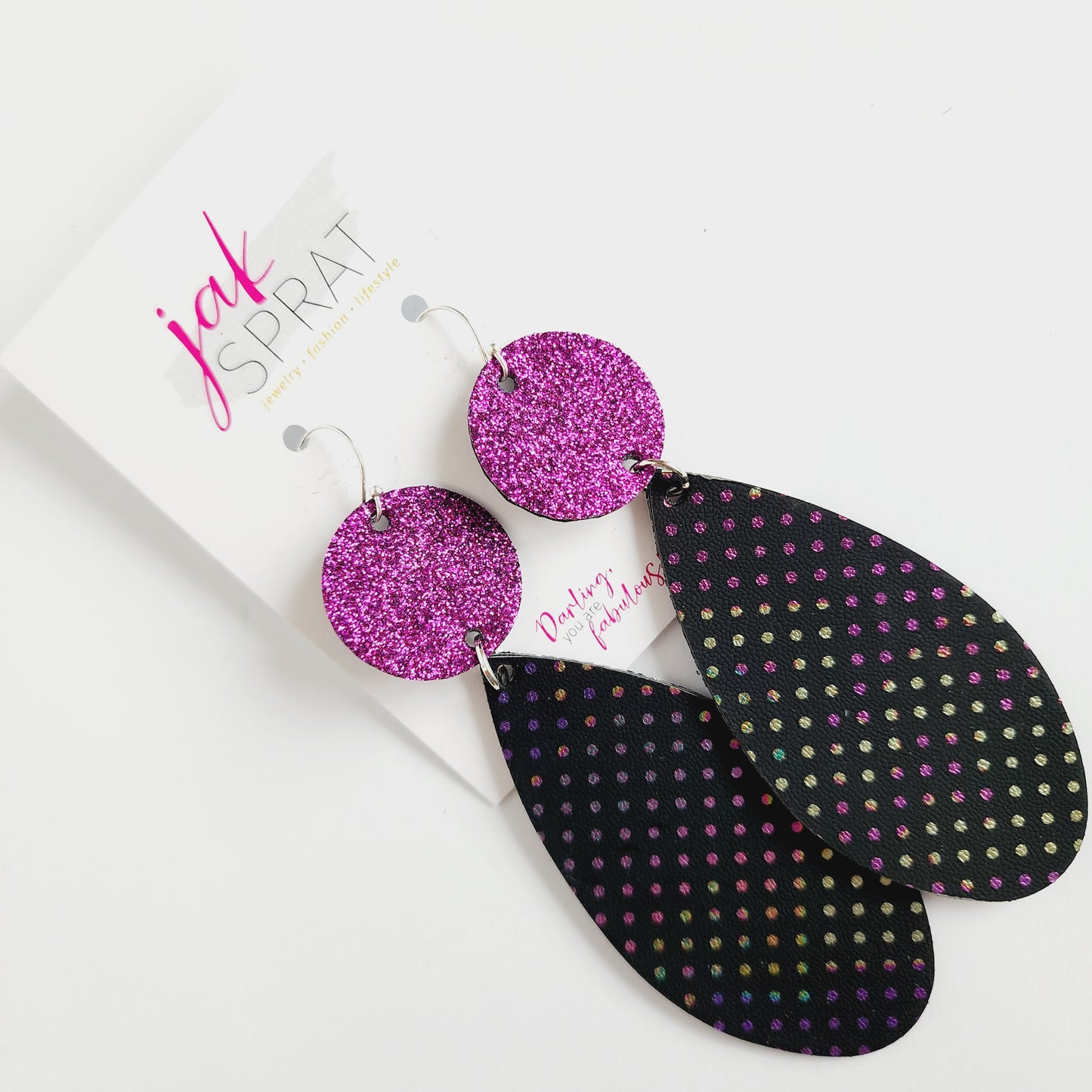 Button Top Tear Drops 4" #17 | BN23