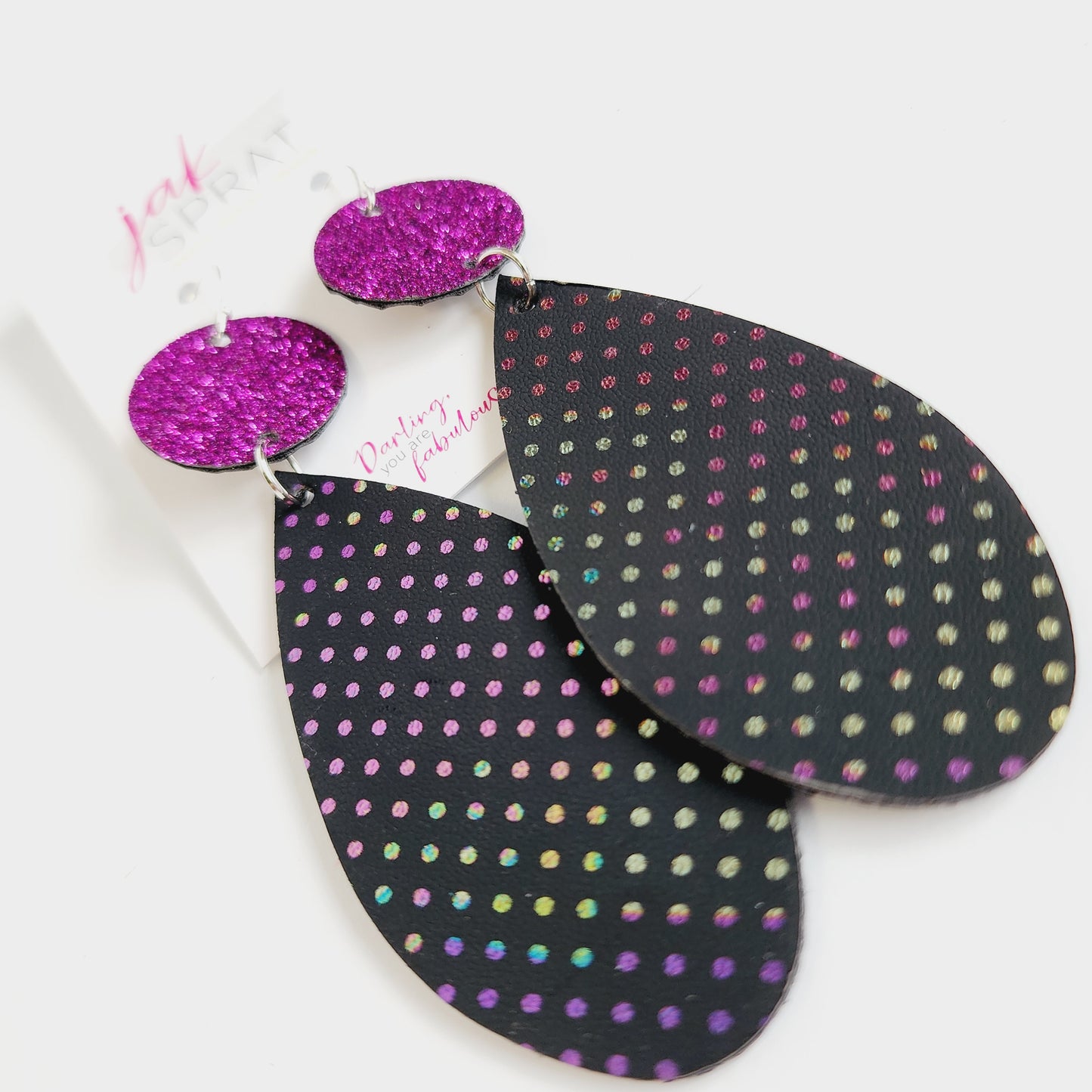 Button Top Tear Drops 4" #17 | BN23