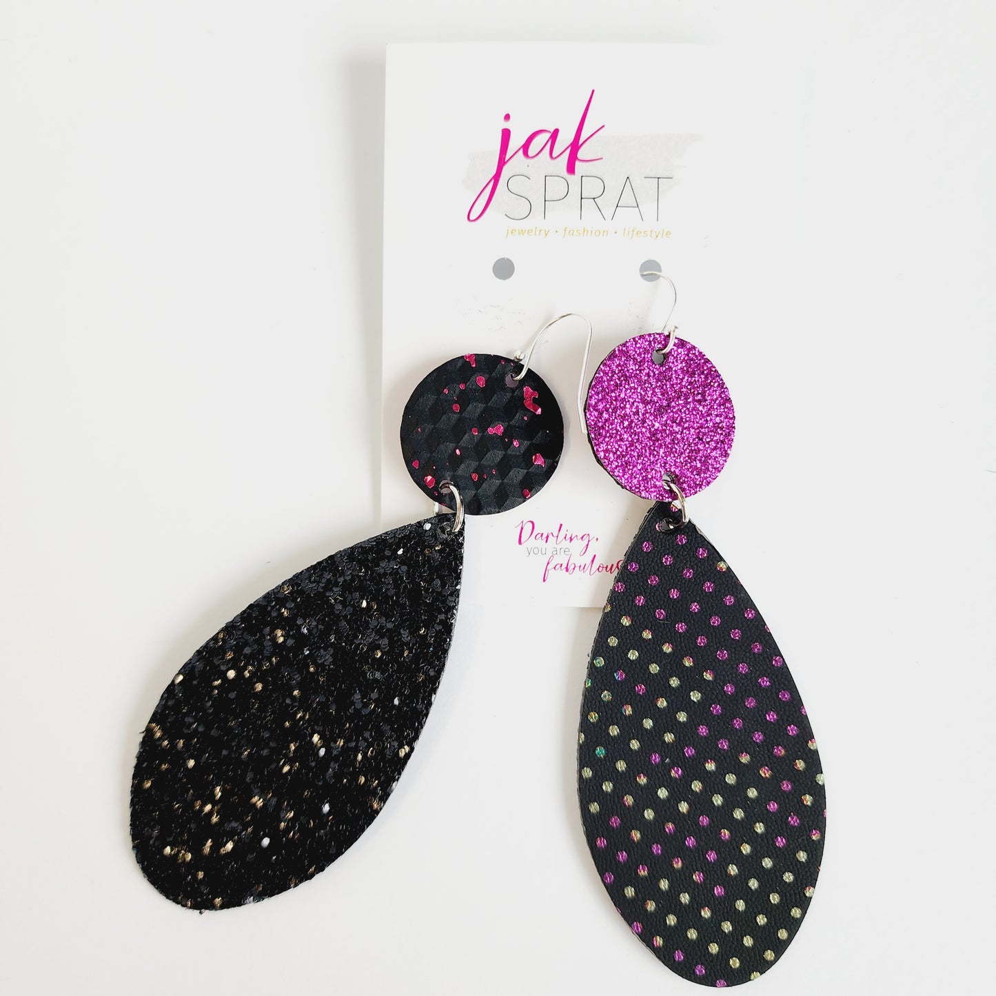 Button Top Tear Drops 4" #17 | BN23