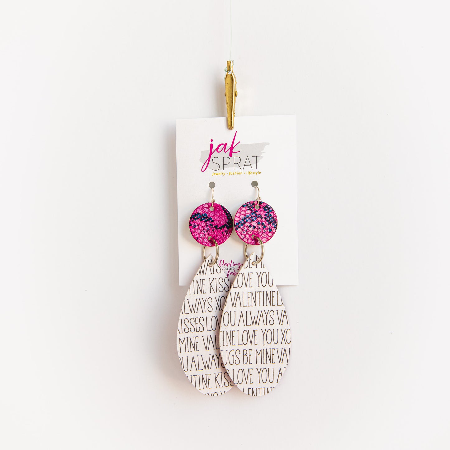 Very Valentines | Button Top Tear Drop | BA23 #49