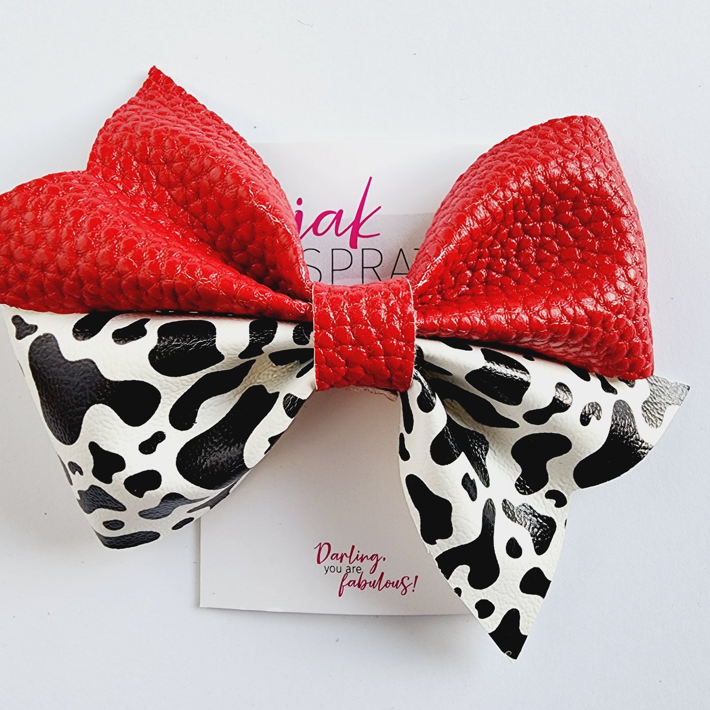 Bow | Red Leather & Animal |  KQ22A #7