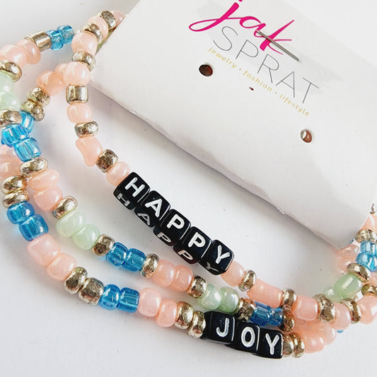 Bracelets | Happy Joy SIZE MEDIUM | KQ22A #34