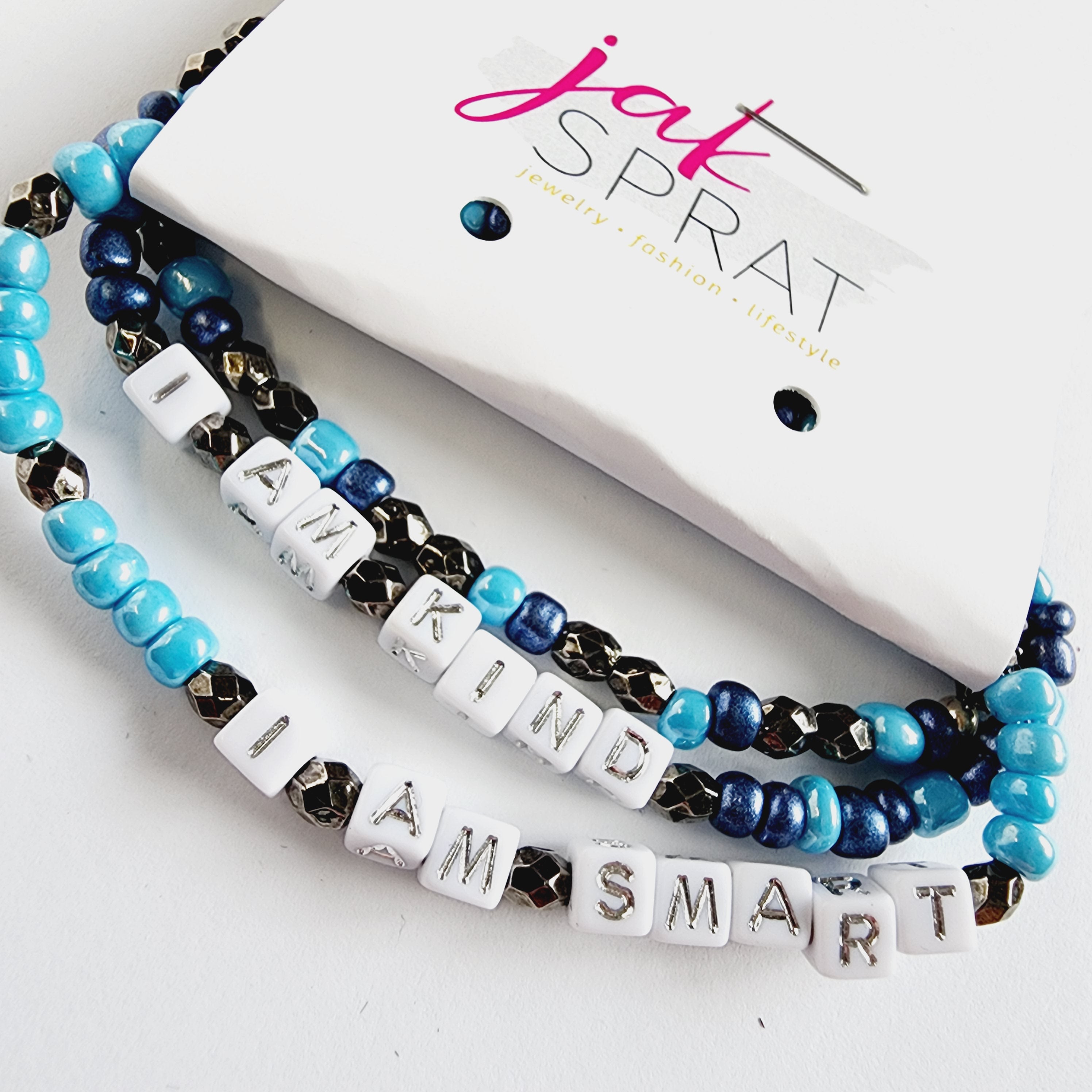 Bracelets | I am kind I am smart SIZE SMALL | KQ22A #30