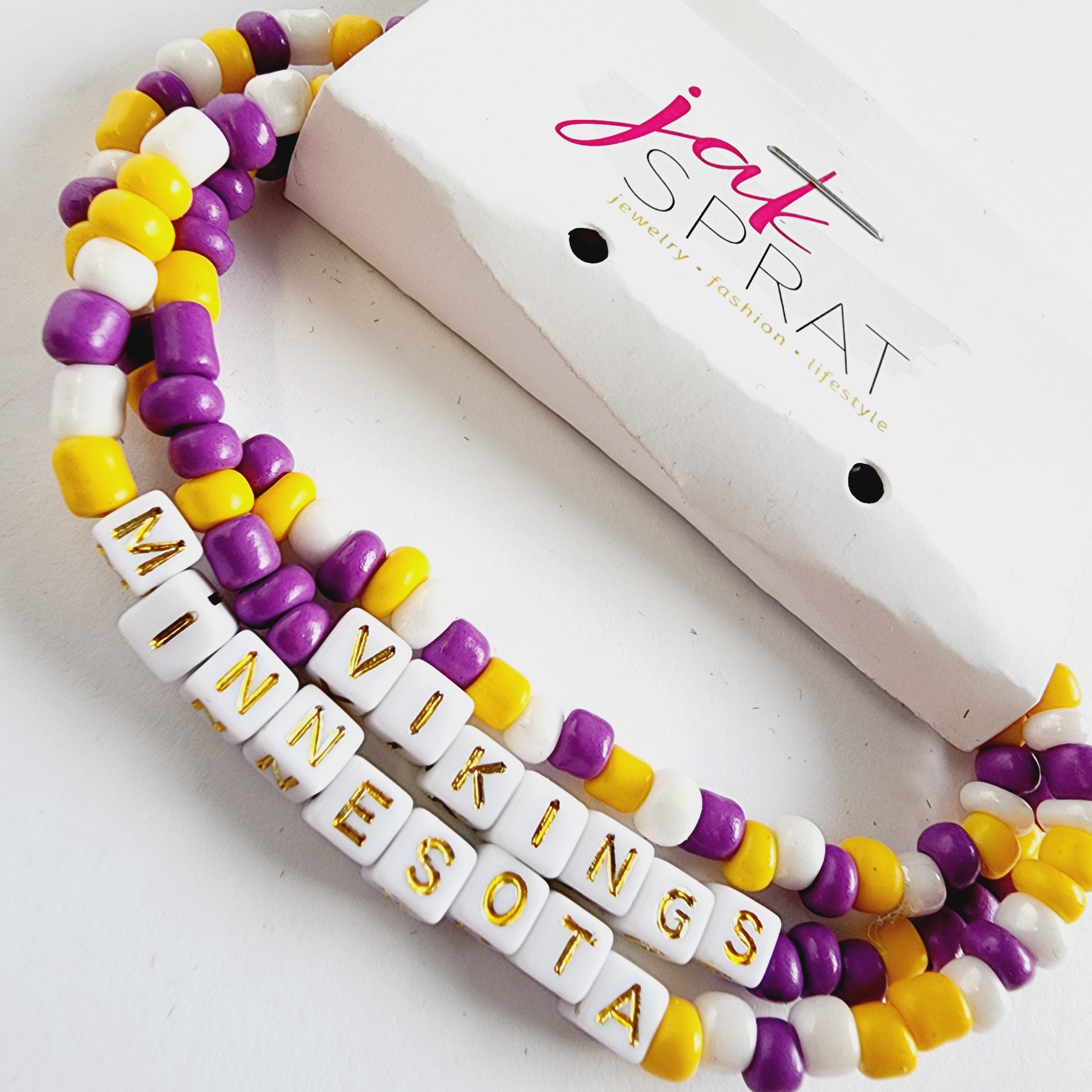 Bracelets | MN Vikings SIZE MEDIUM | KQ22A #33